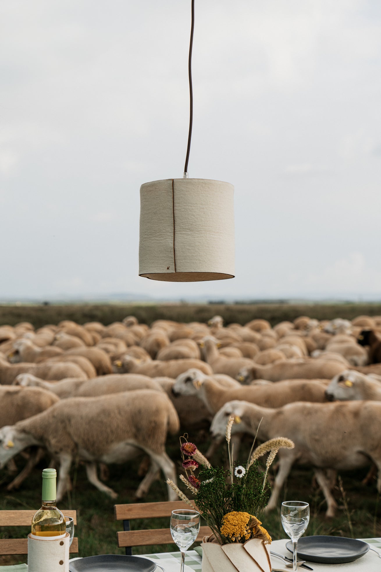 Natural Wool Lighting
