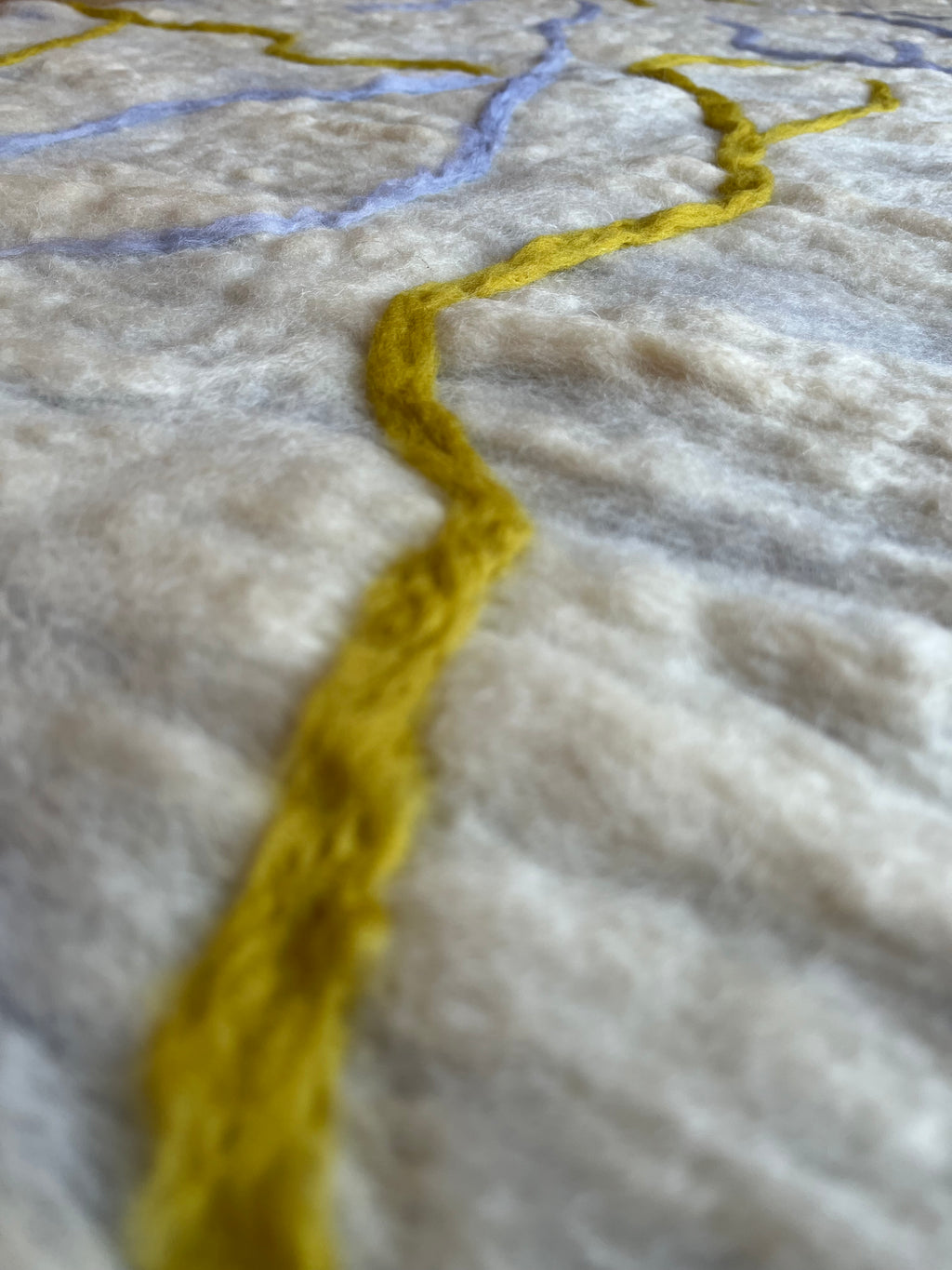 wool fiber acoustic panel art