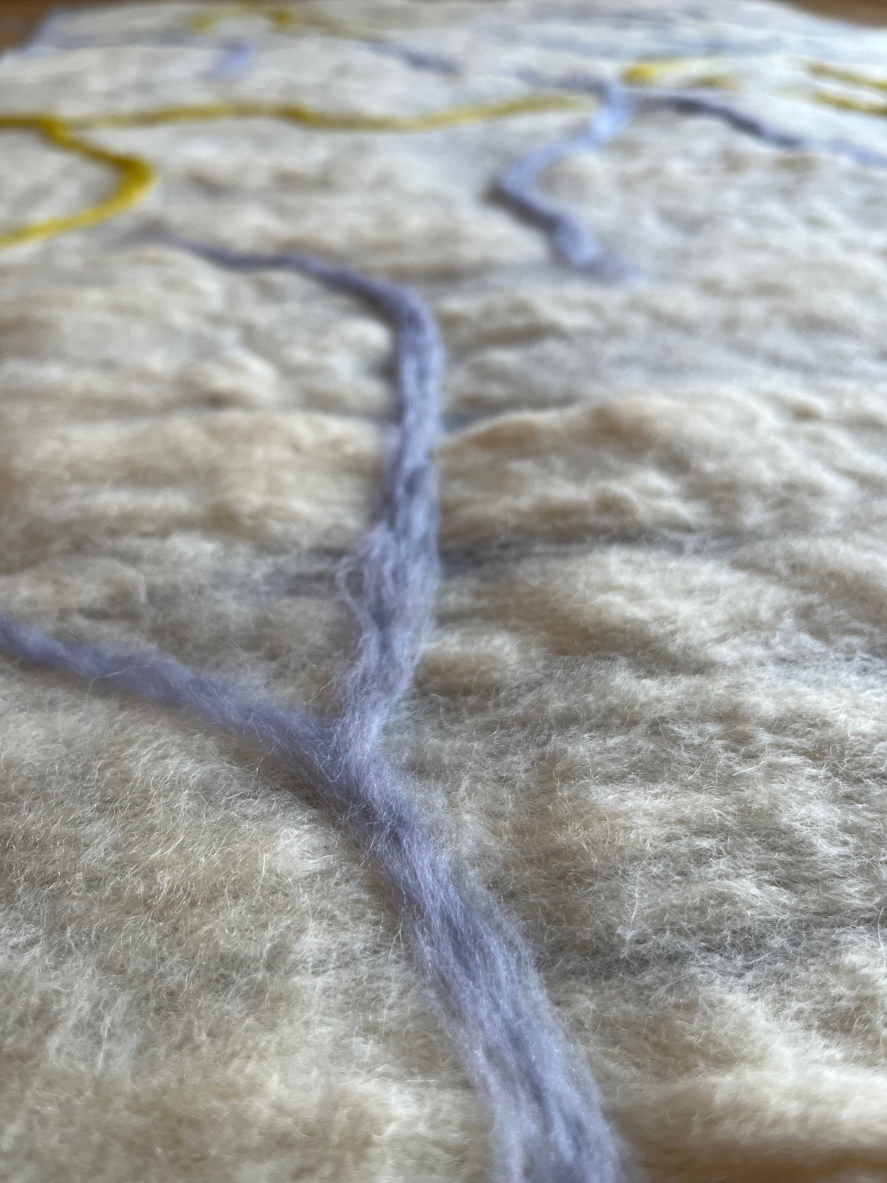 acoustic wool natural panel